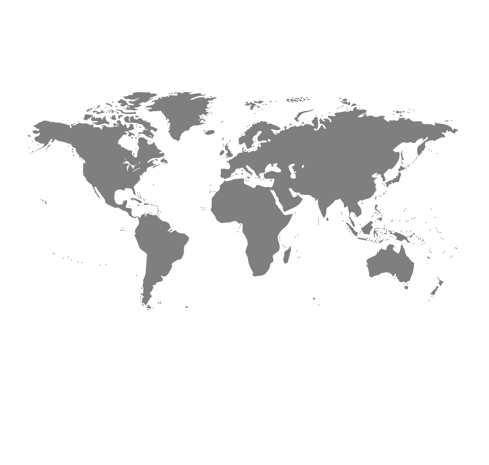 Minimalist World Map Illustration