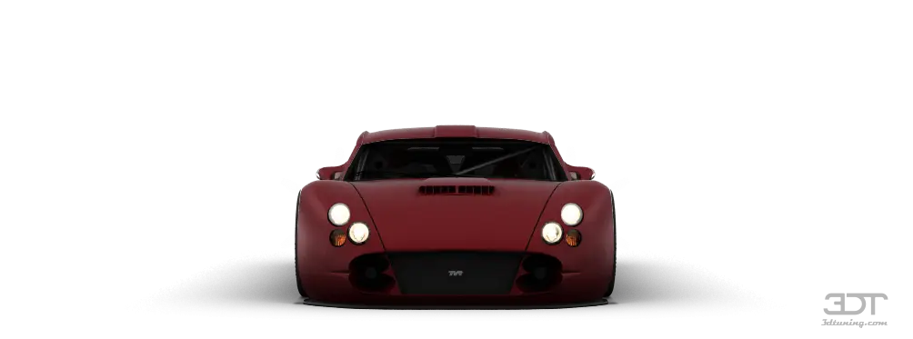 Red Sports Car Front View