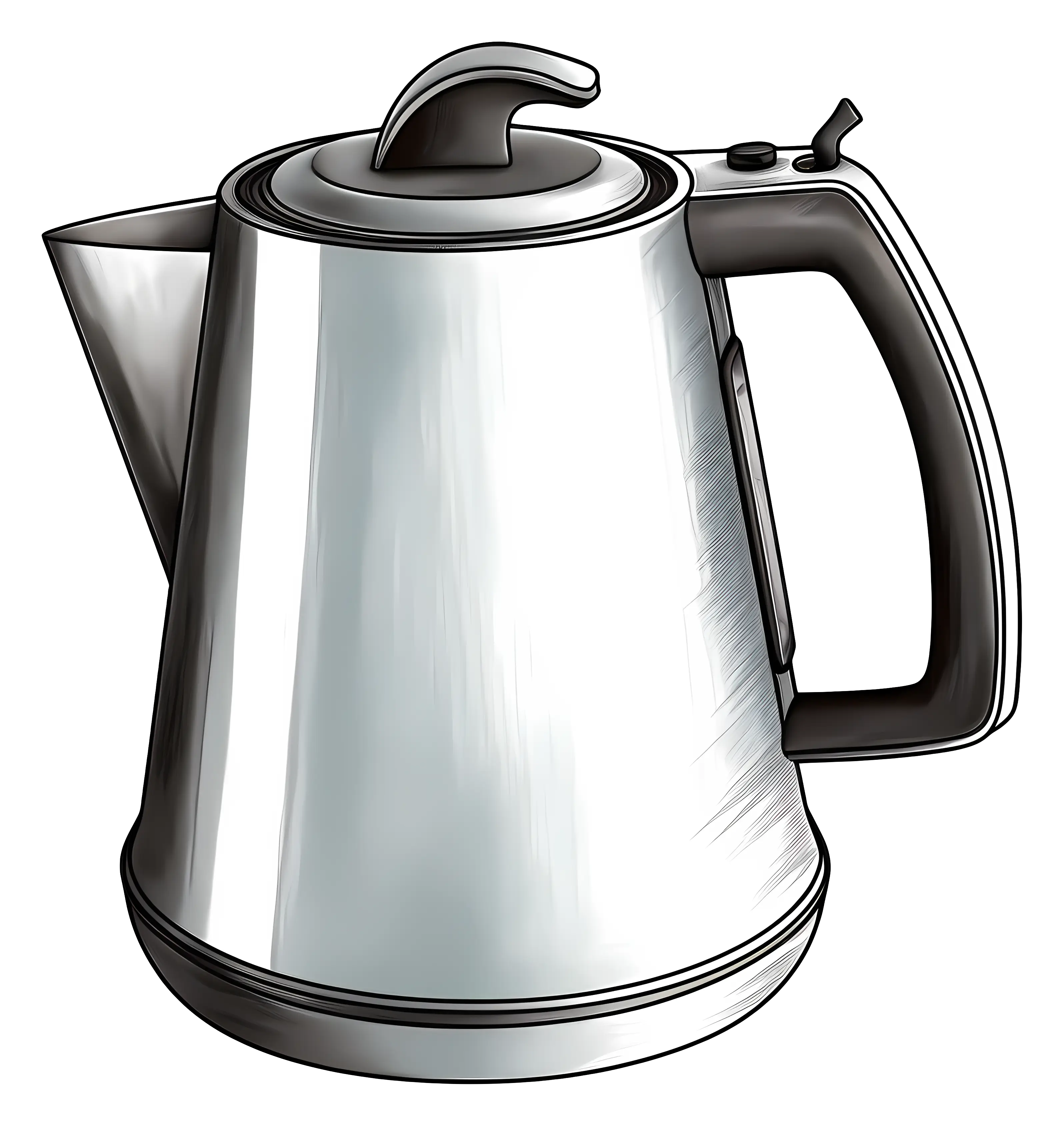 Stylish Stainless Steel Electric Kettle
