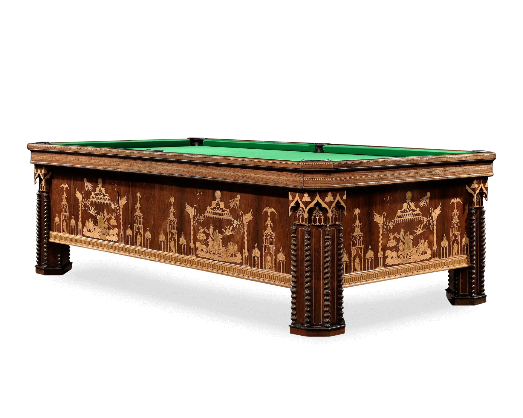 Luxurious Wooden Billiard Table