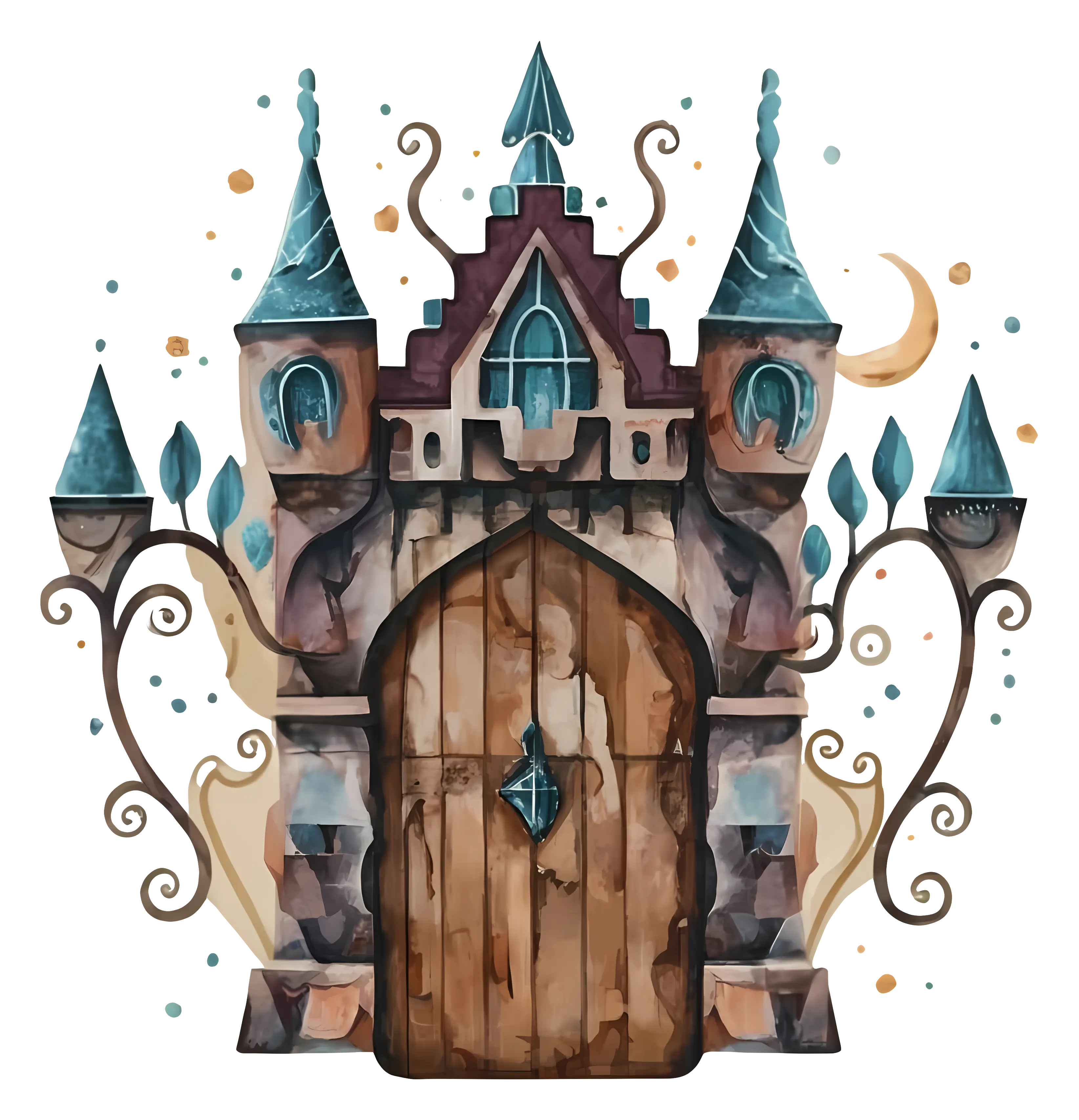 Fantasy Castle Illustration