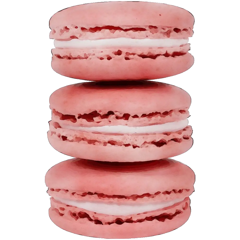 Stack of Pink Macarons