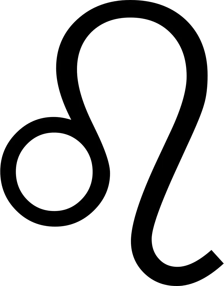 Leo Zodiac Astrology Symbol