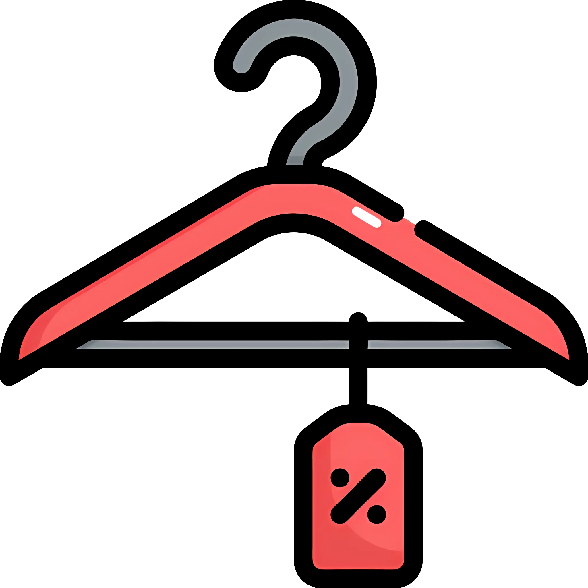Cartoon Hanger with Tag