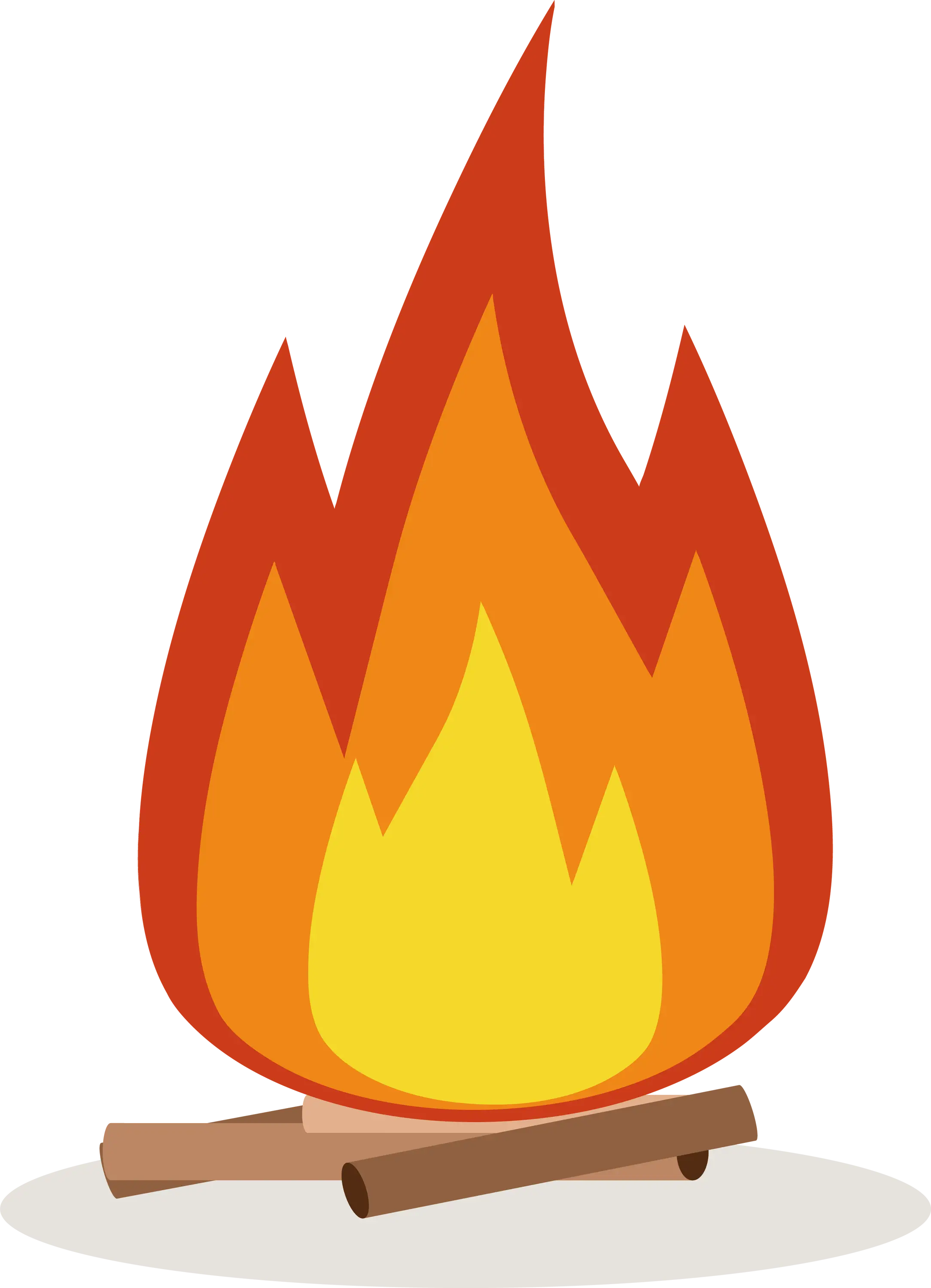 Campfire Flame Illustration