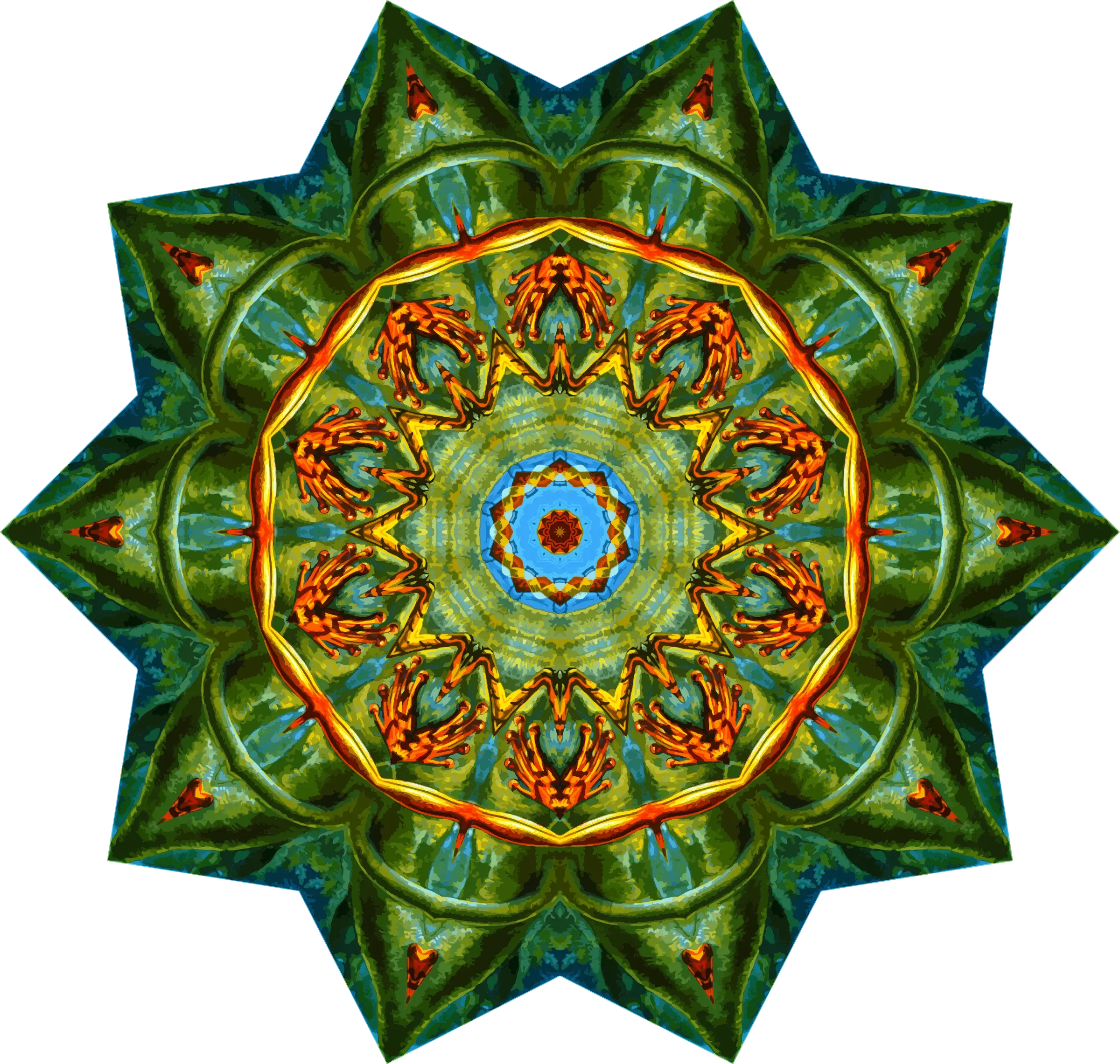 Vibrant Mandala Art Design