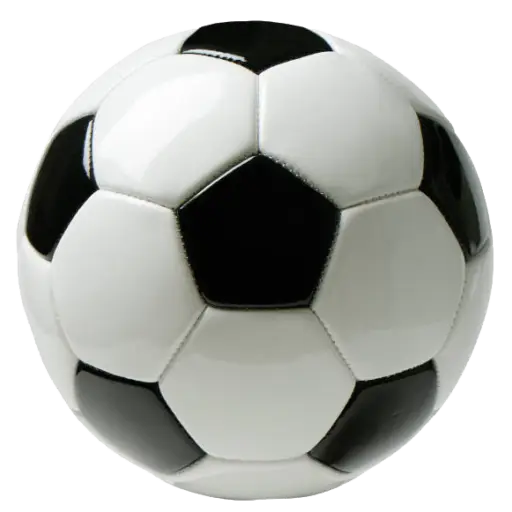 Black and White Classic Soccer Ball