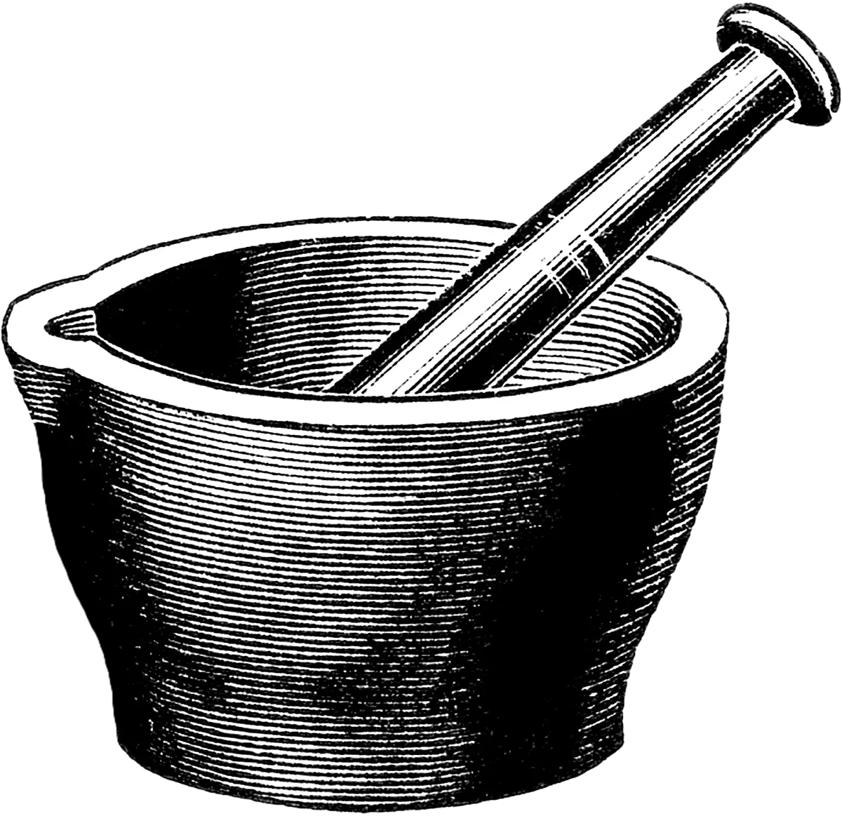 Mortar and Pestle Illustration