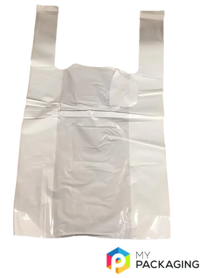 White Plastic Shopping Bag