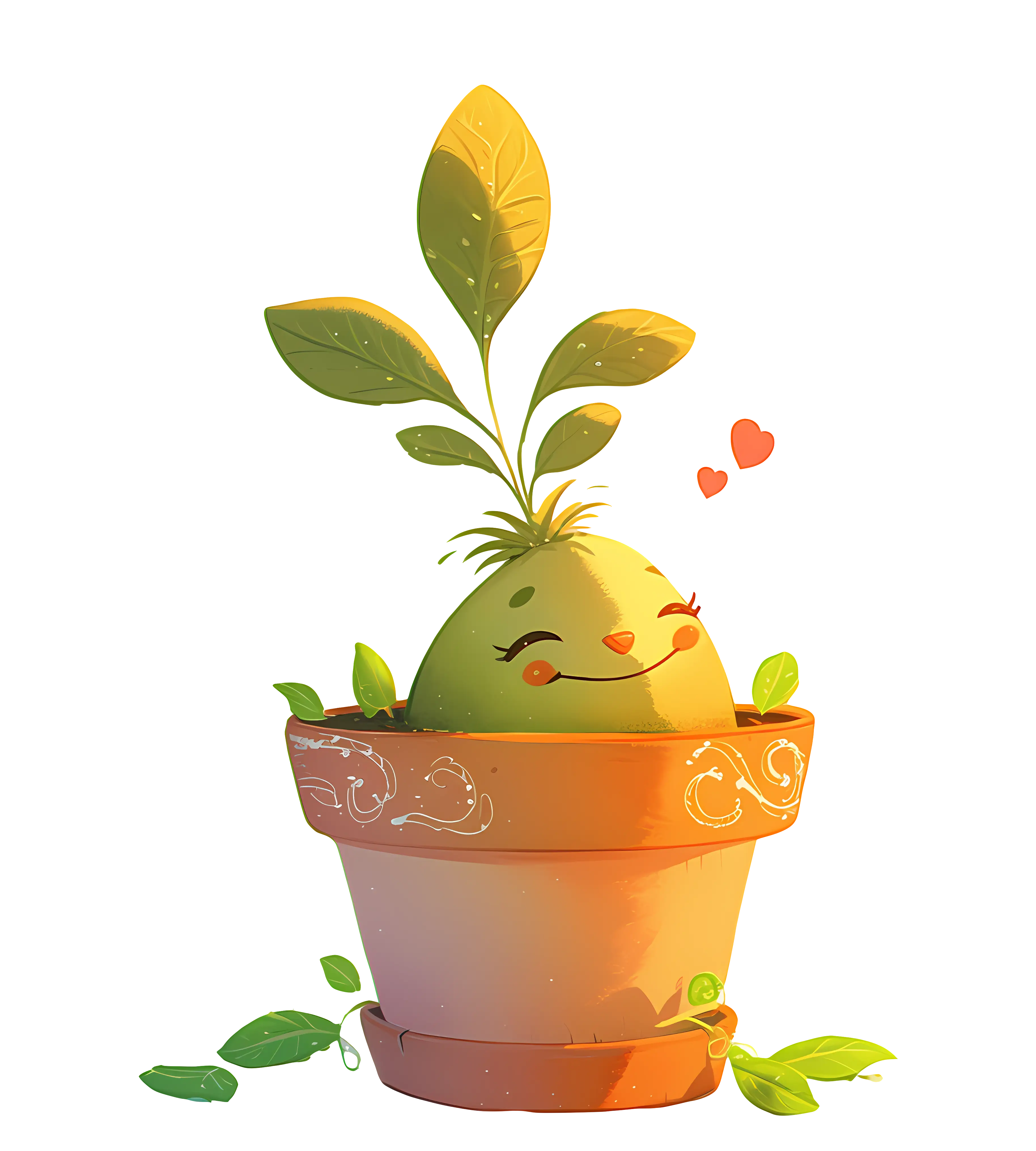 Smiling Plant in Pot