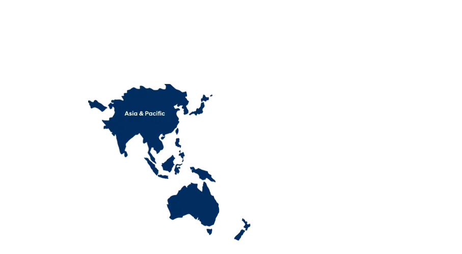 Asia-Pacific Region Map Representation