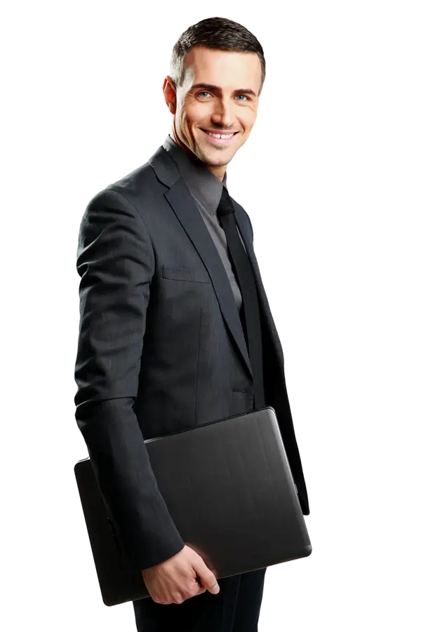 Businessman Holding Briefcase
