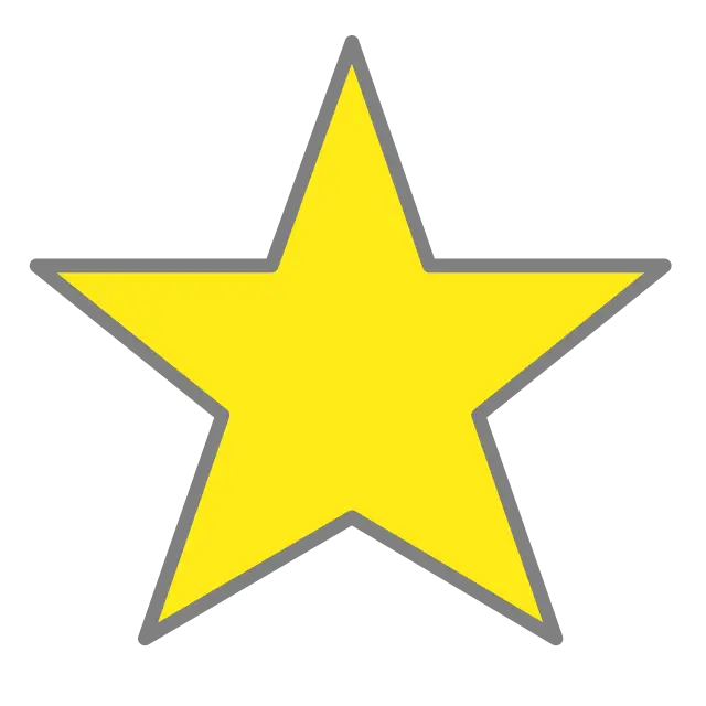 Yellow Star Icon Symbolizing Achievement