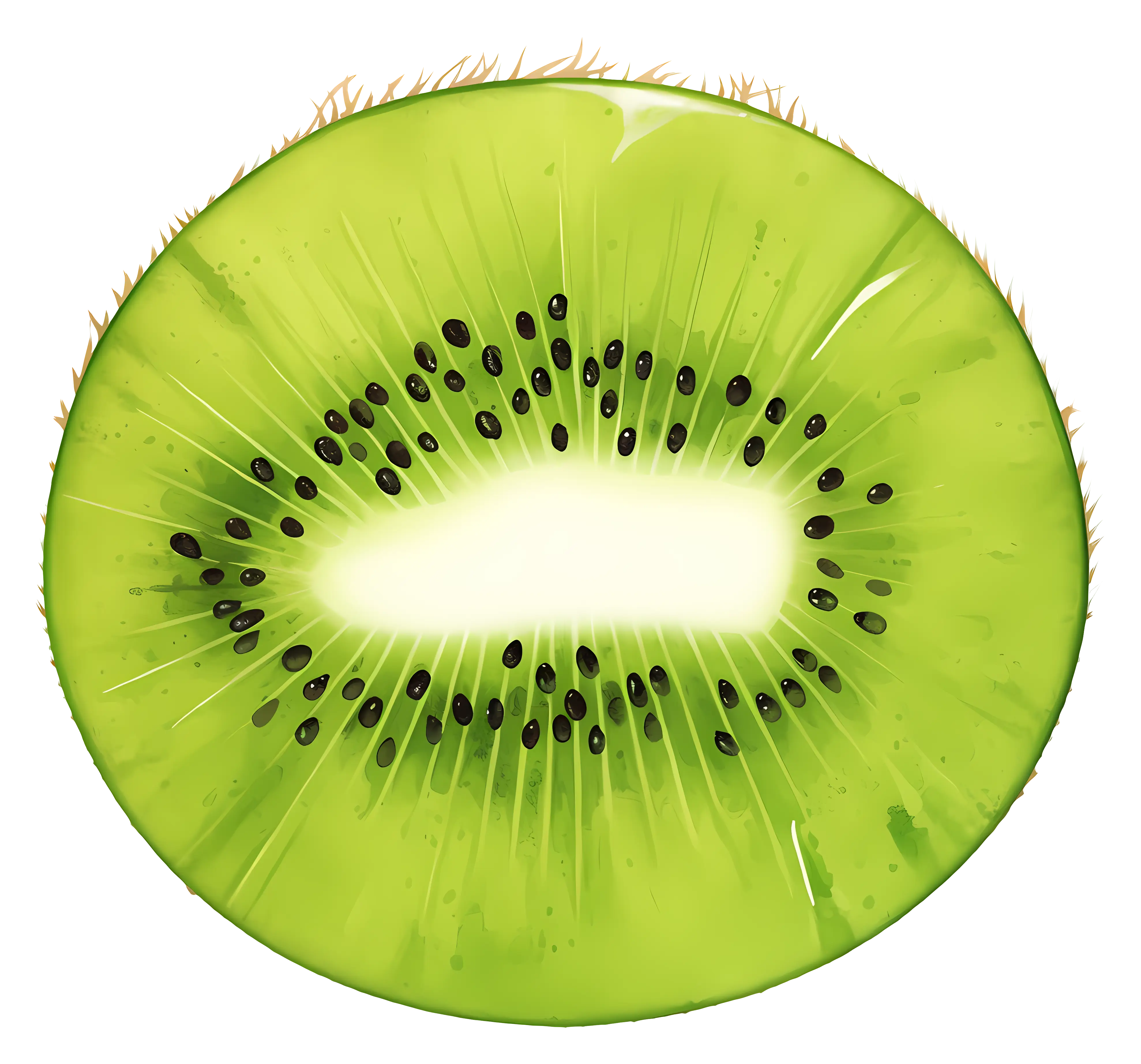 Kiwi Slice with Seeds