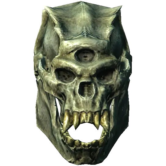 Horror Skull Mask with Three Eyes