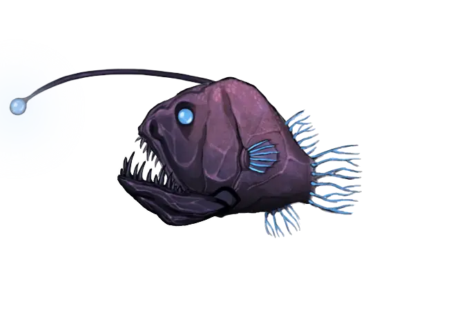 Deep Sea Angler Fish Illustration