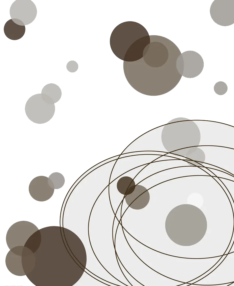 Overlapping Brown Circles