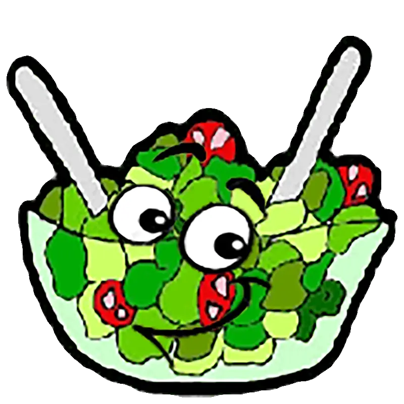 Cartoon Salad Bowl