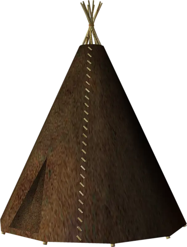 Traditional Brown Tipi