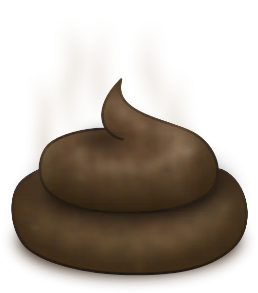 Brown Poop Emoji for Fun Design