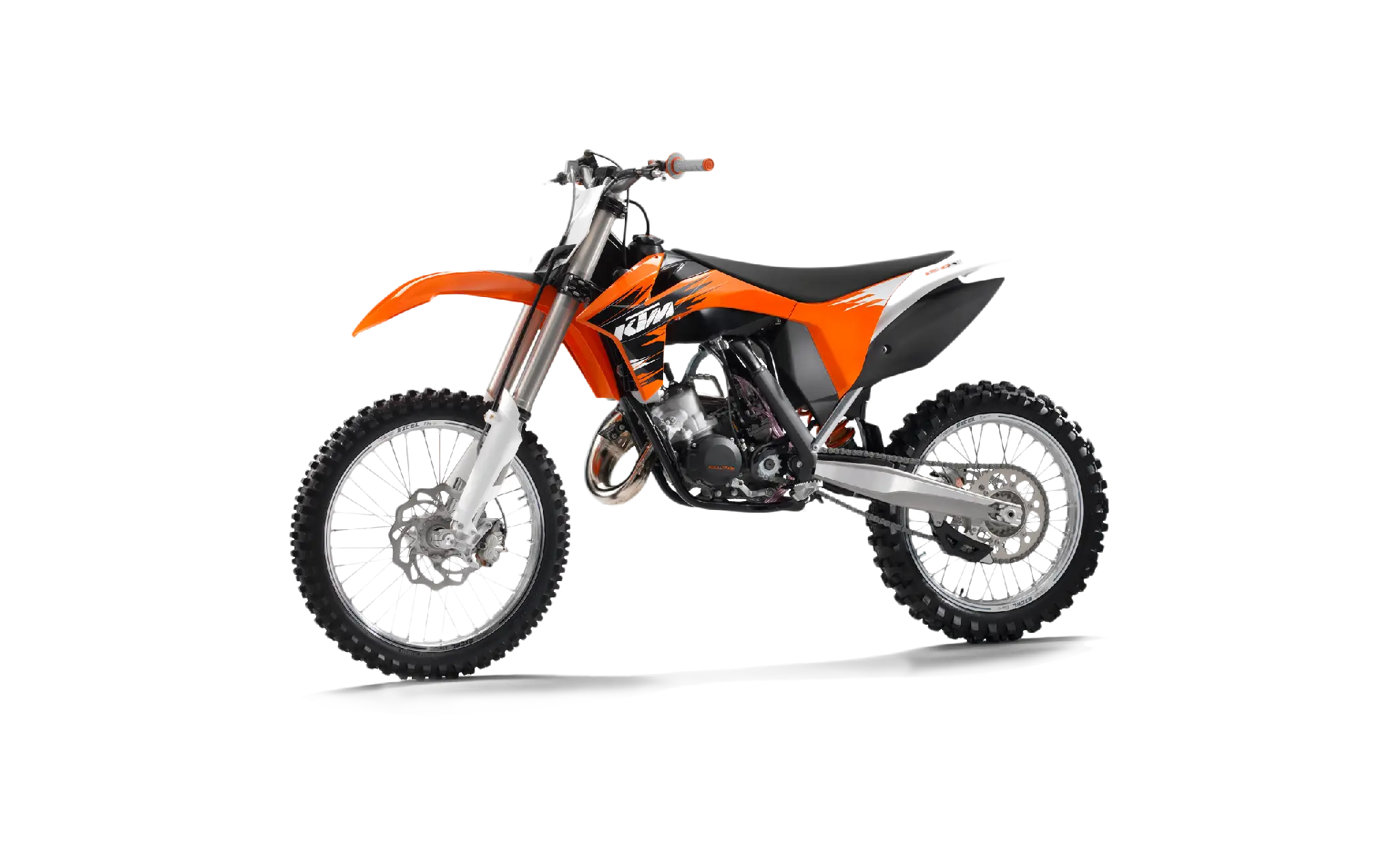 Orange Motocross Bike