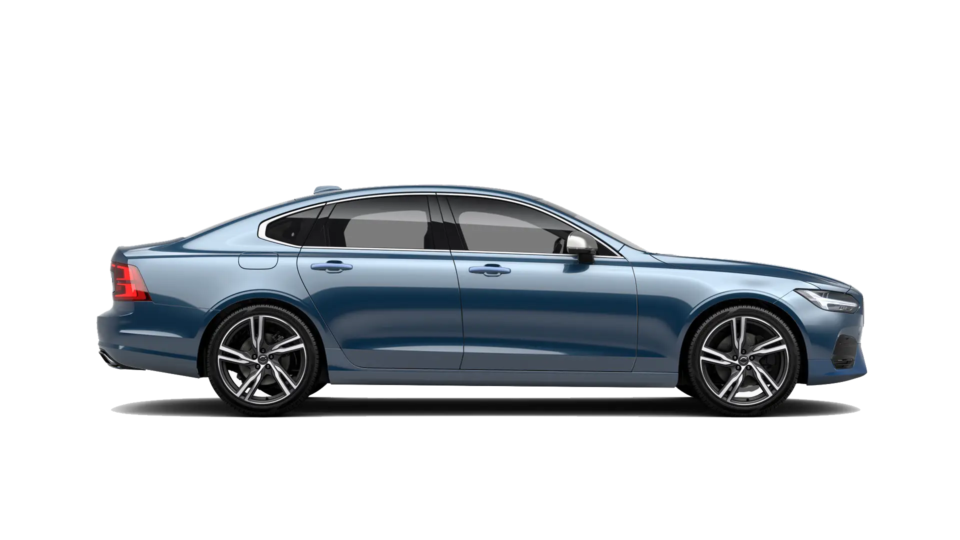 Blue Luxury Sedan Car