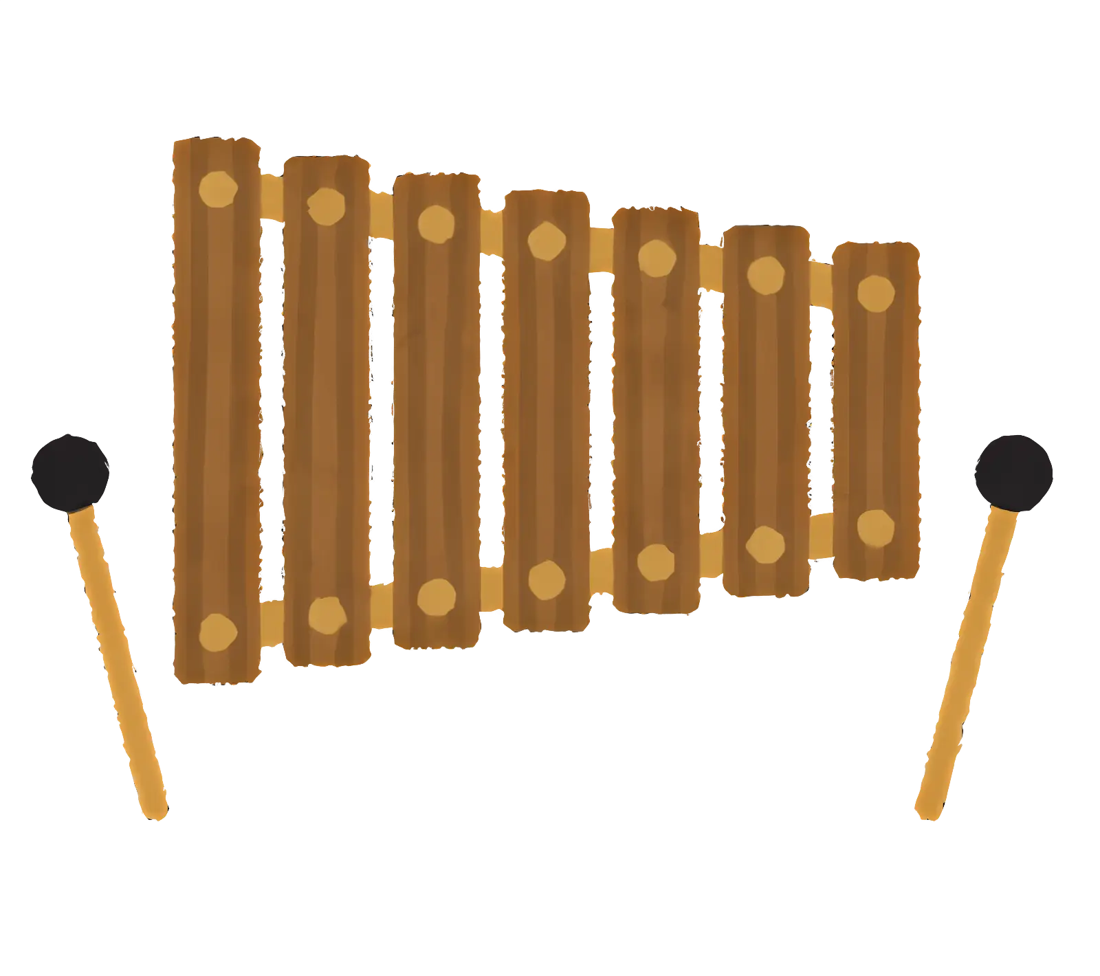 Wooden Xylophone with Mallets