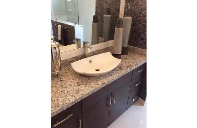 Modern Bathroom Sink with Countertop
