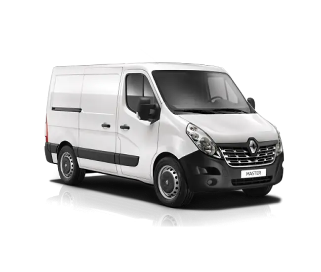 White Renault Commercial Van