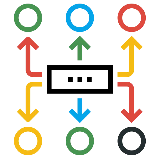 Colorful Flowchart Diagram