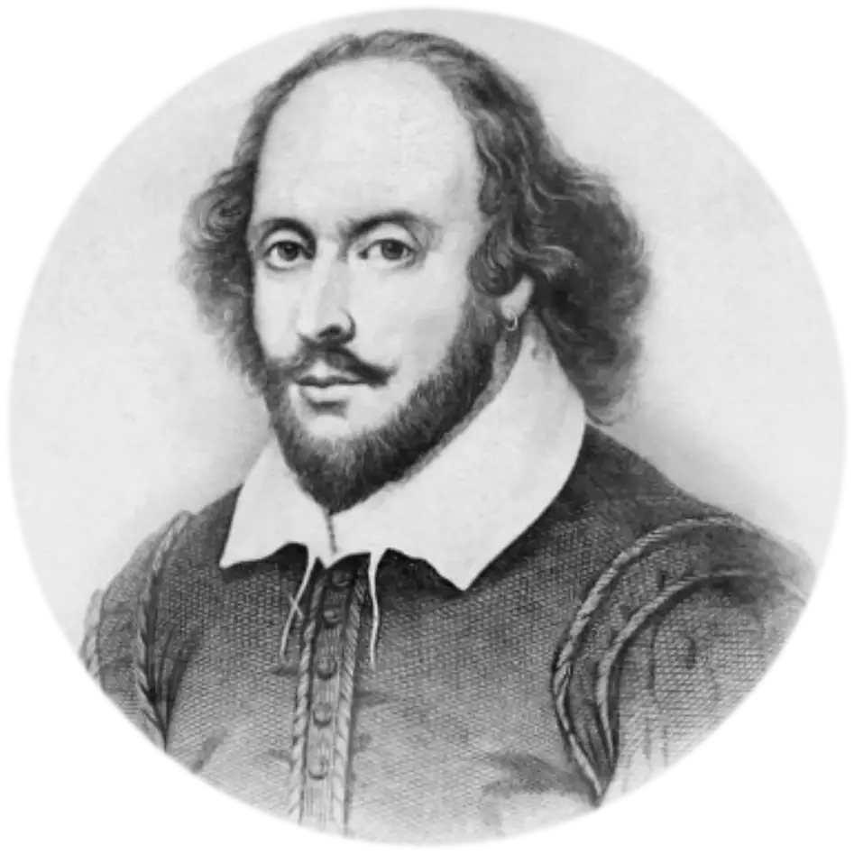 Historical Figure in Black and White Sketch
