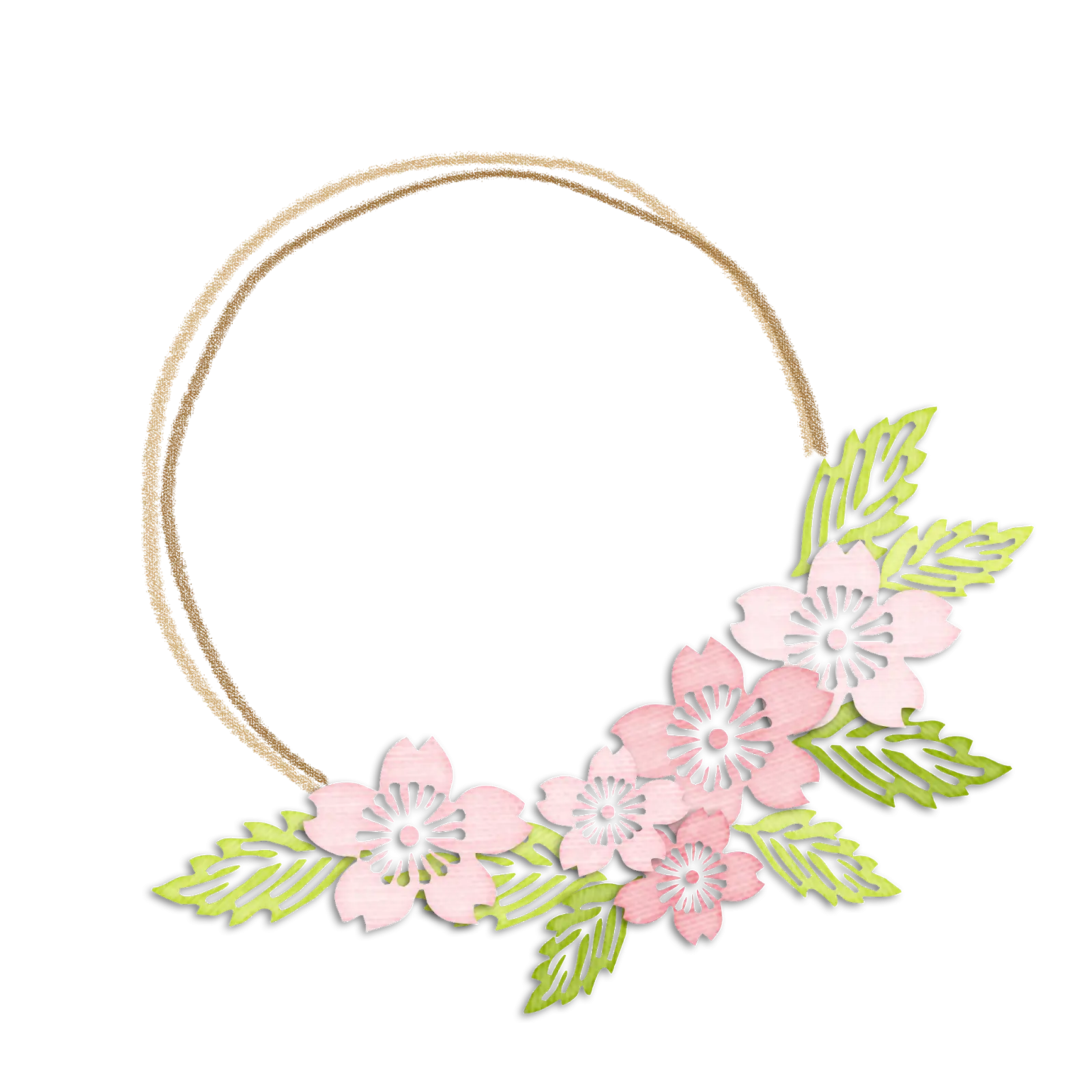 Delicate Flower Wreath