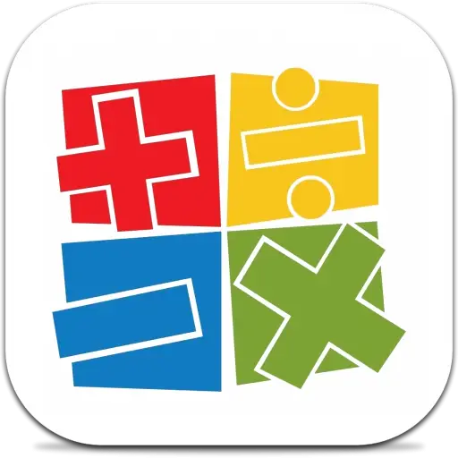 Colorful Math Symbols Icon