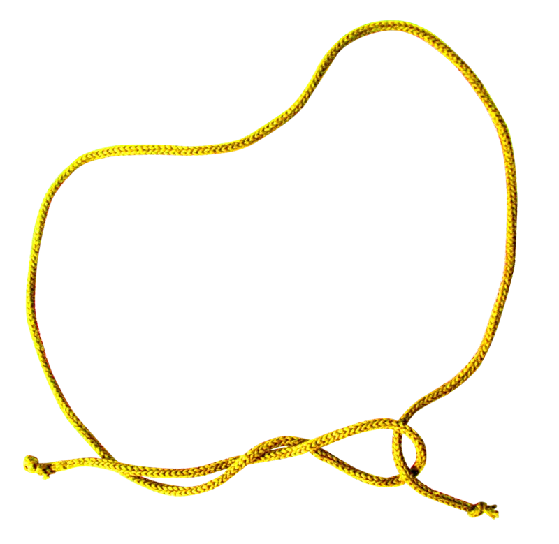 Yellow Rope with Knots