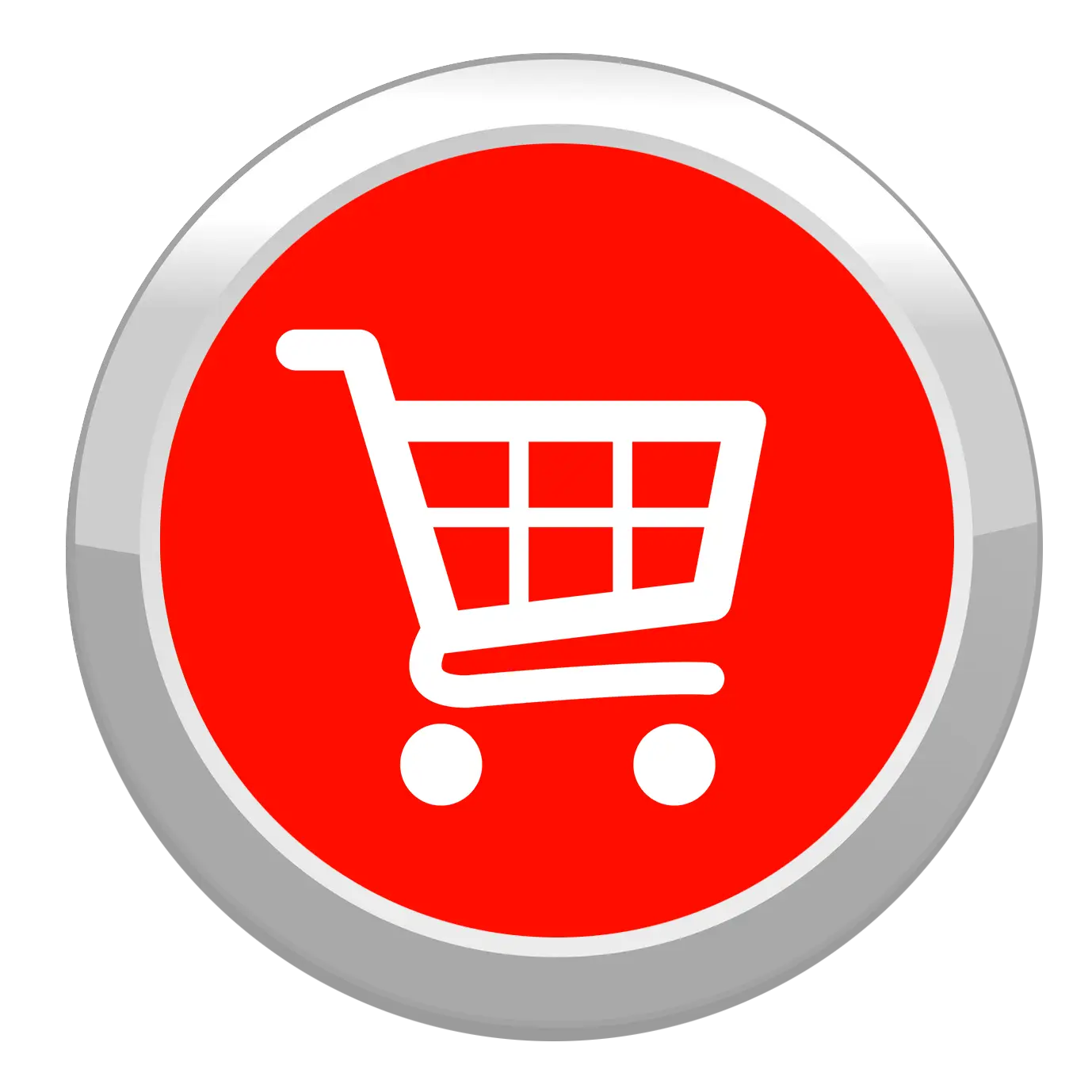 Red Shopping Cart Icon