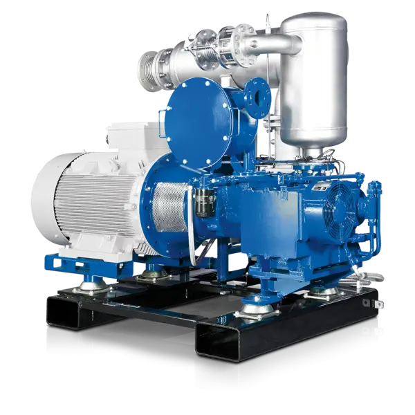 Industrial Blue Compressor Machine