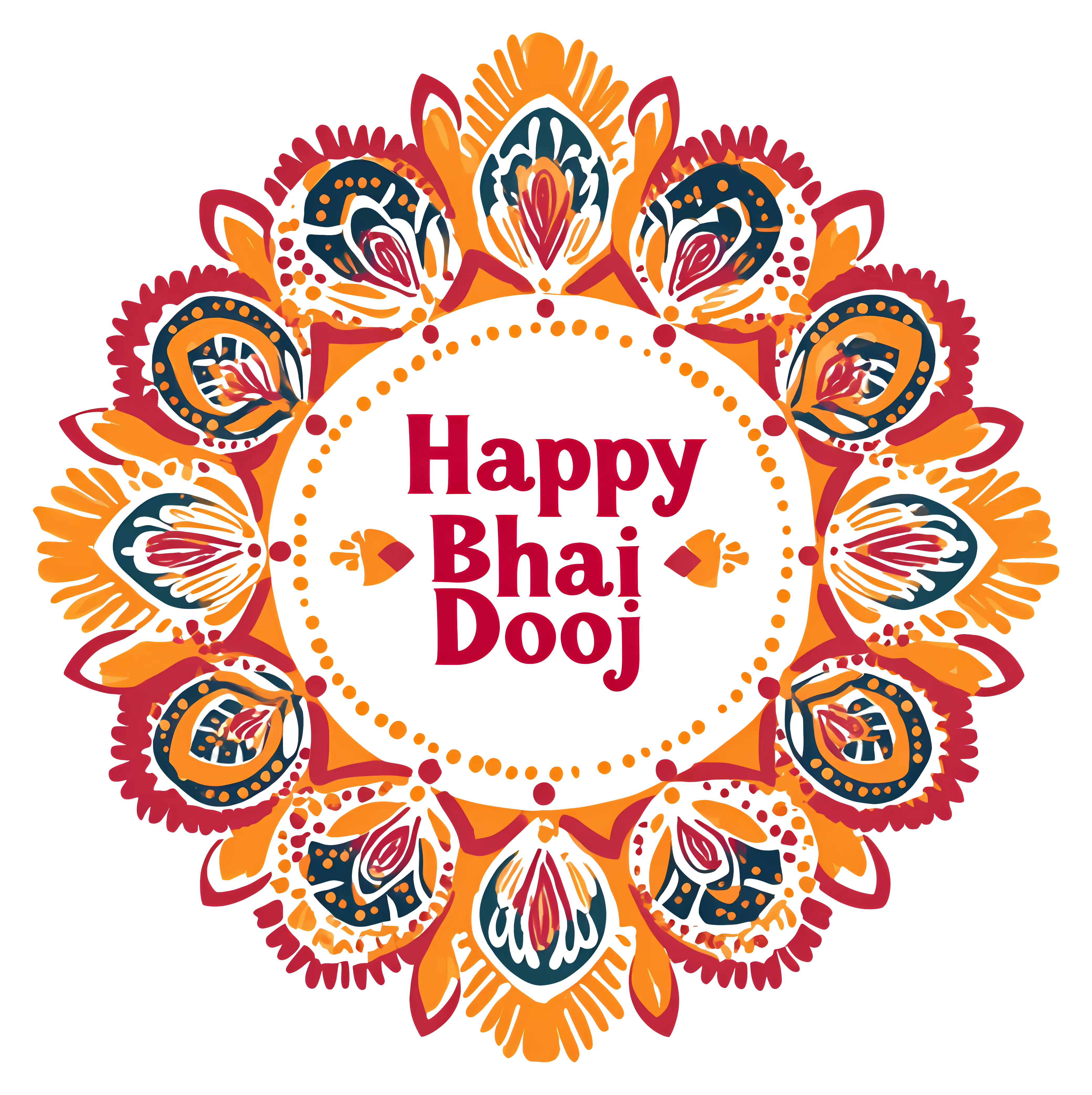 Mandala Art for Bhai Dooj Festival