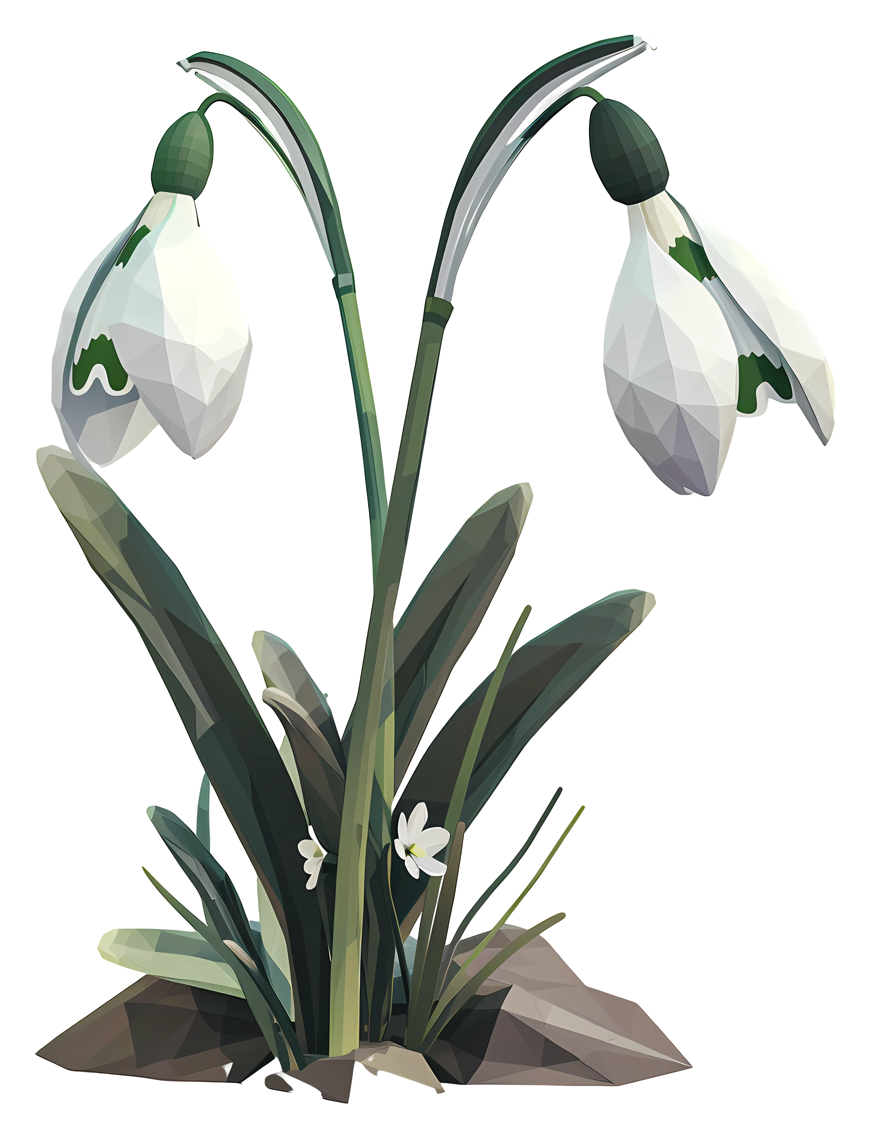 Beautiful Snowdrop Flowers