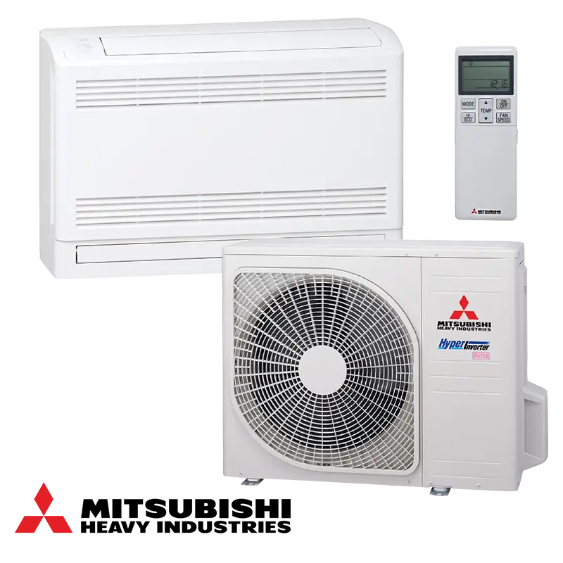 Mitsubishi Air Conditioner Unit with Remote