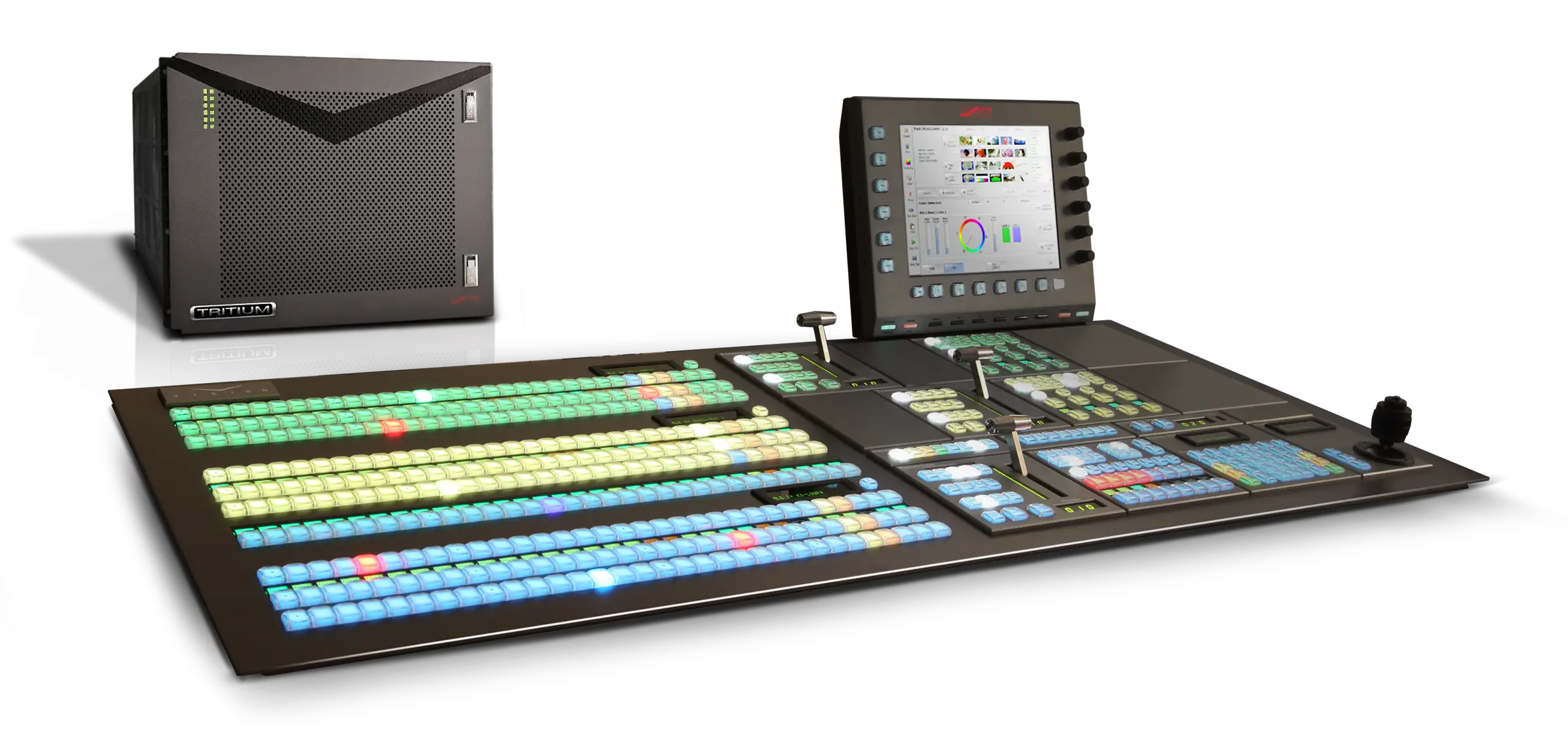 Broadcast Control Panel with Screen