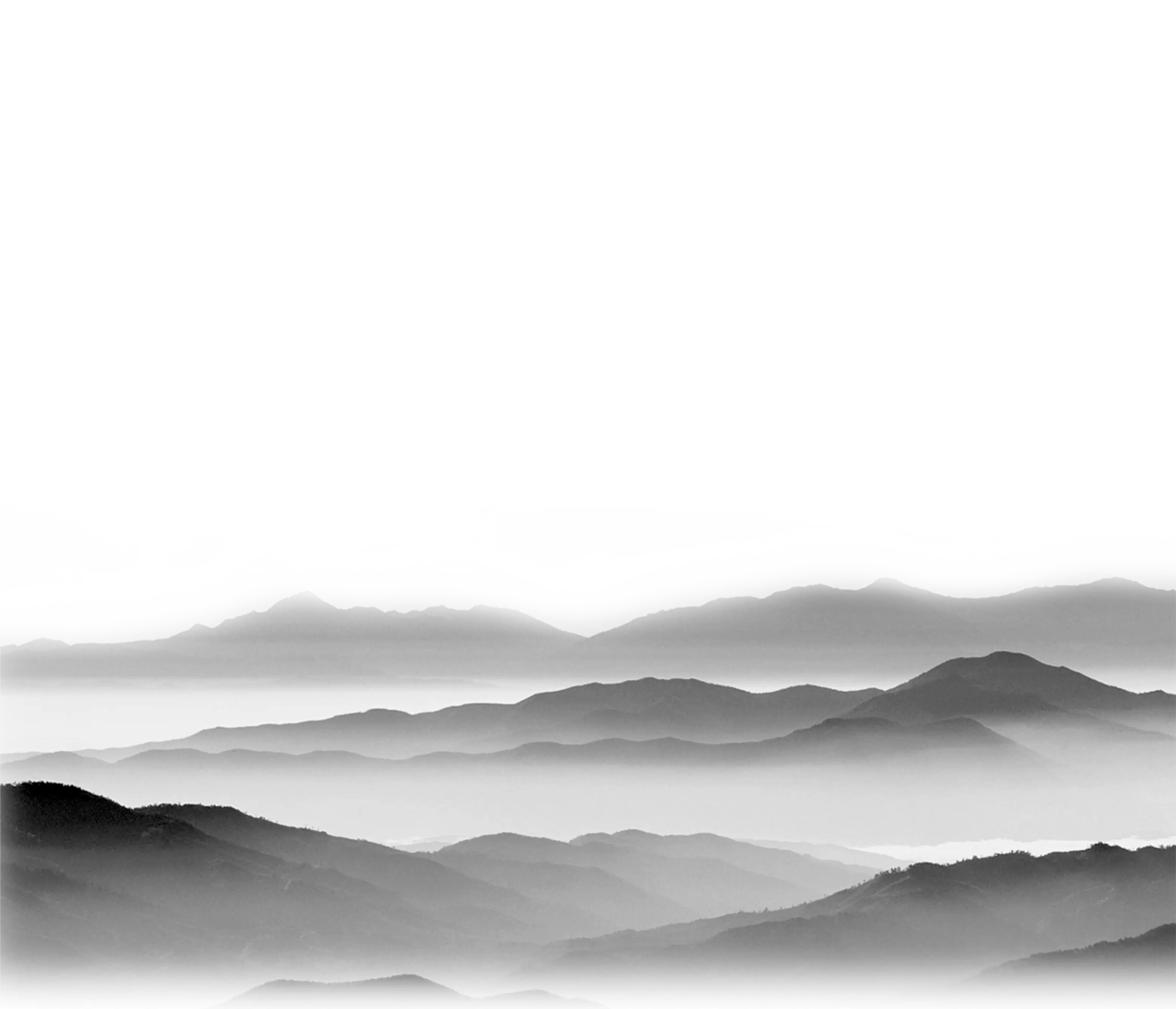 Foggy Mountain Landscape