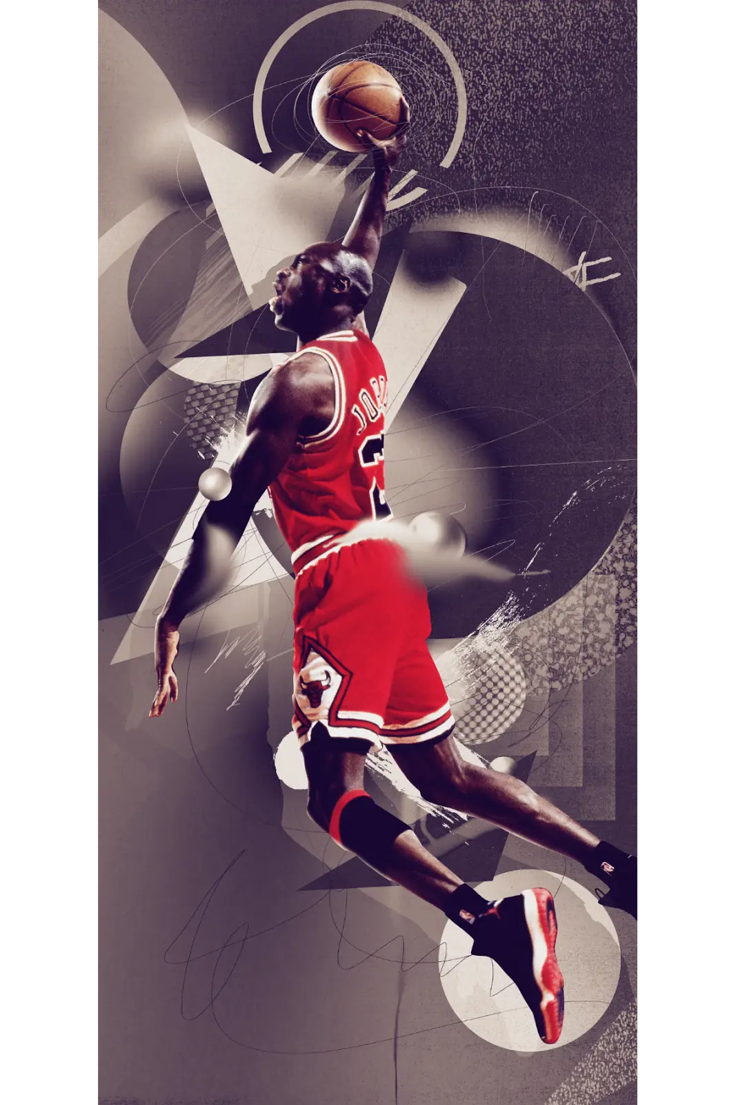 Basketball Player Dunking