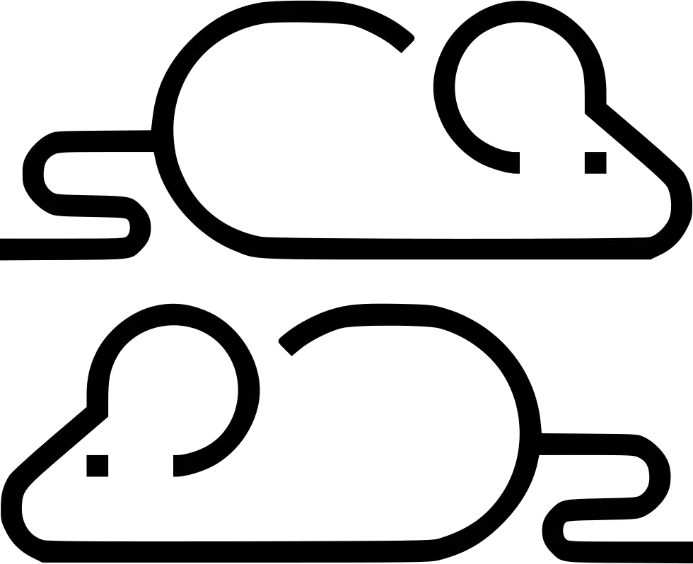 Minimalist Mouse Outline