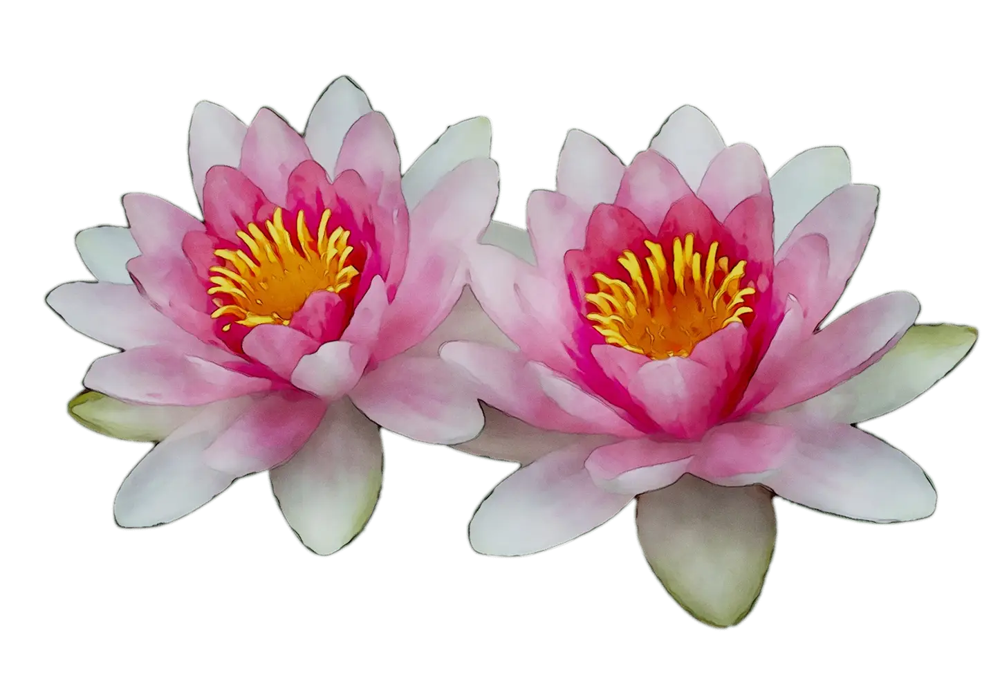 Pink Lotus Flowers on Display