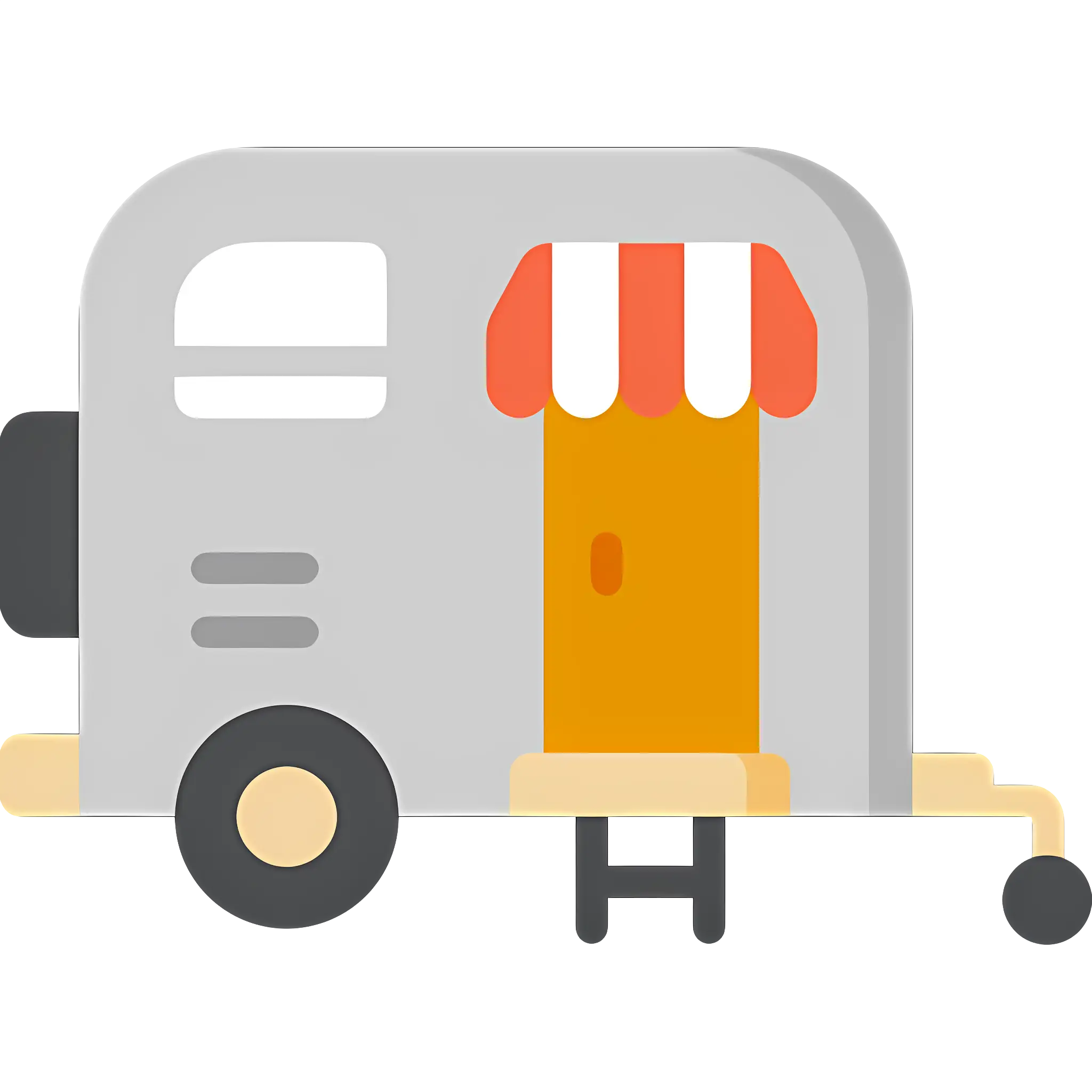 Caravan with Awning