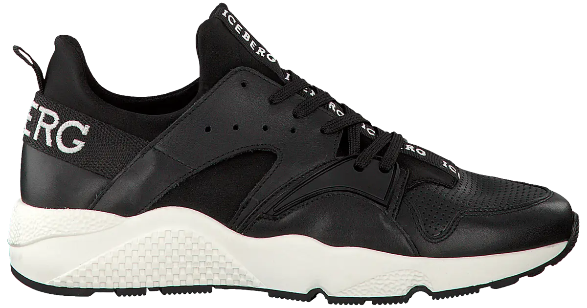 Black Sneaker with White Sole