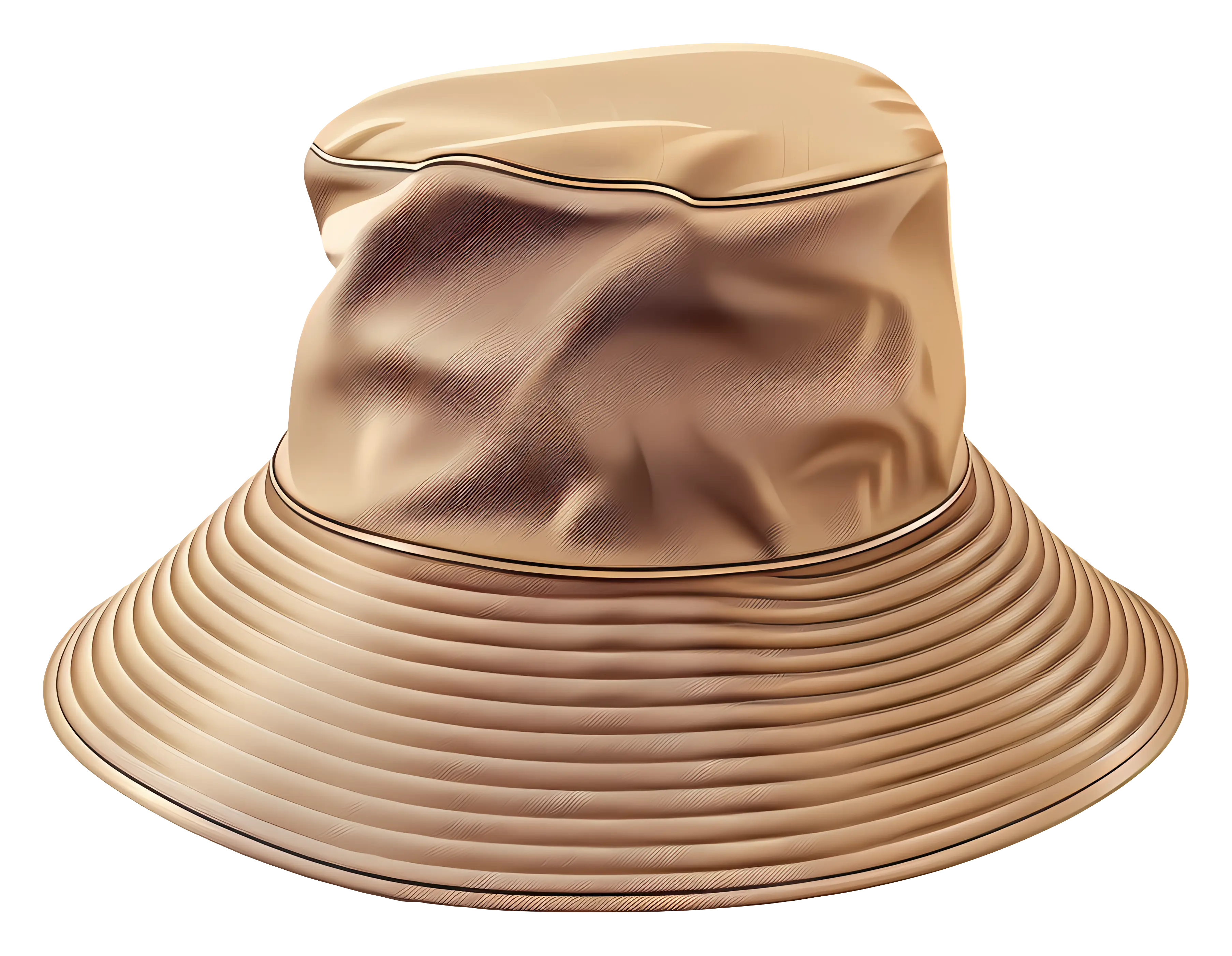 Beige Bucket Hat