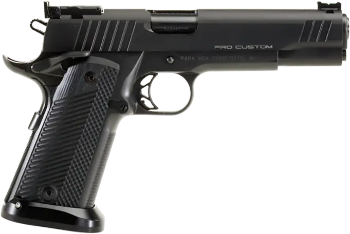 Black Handgun with Modern Design
