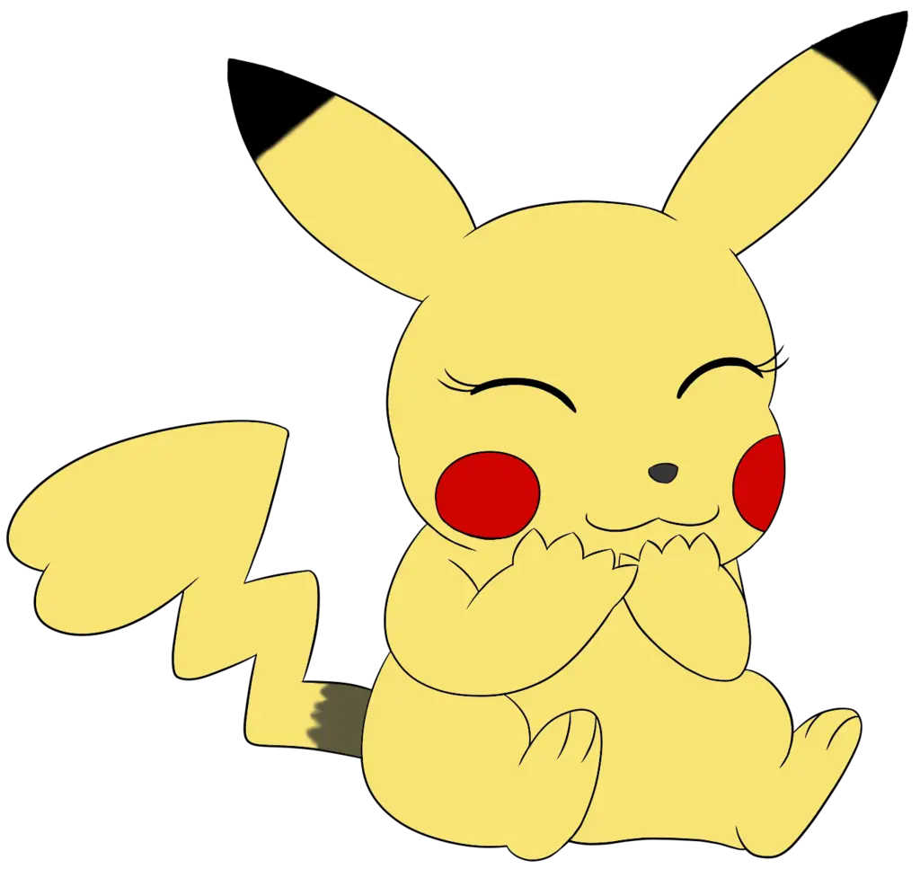 Cute Smiling Pikachu Cartoon
