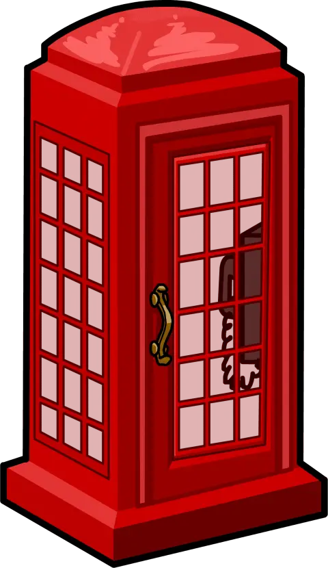 Vintage Red Phone Booth